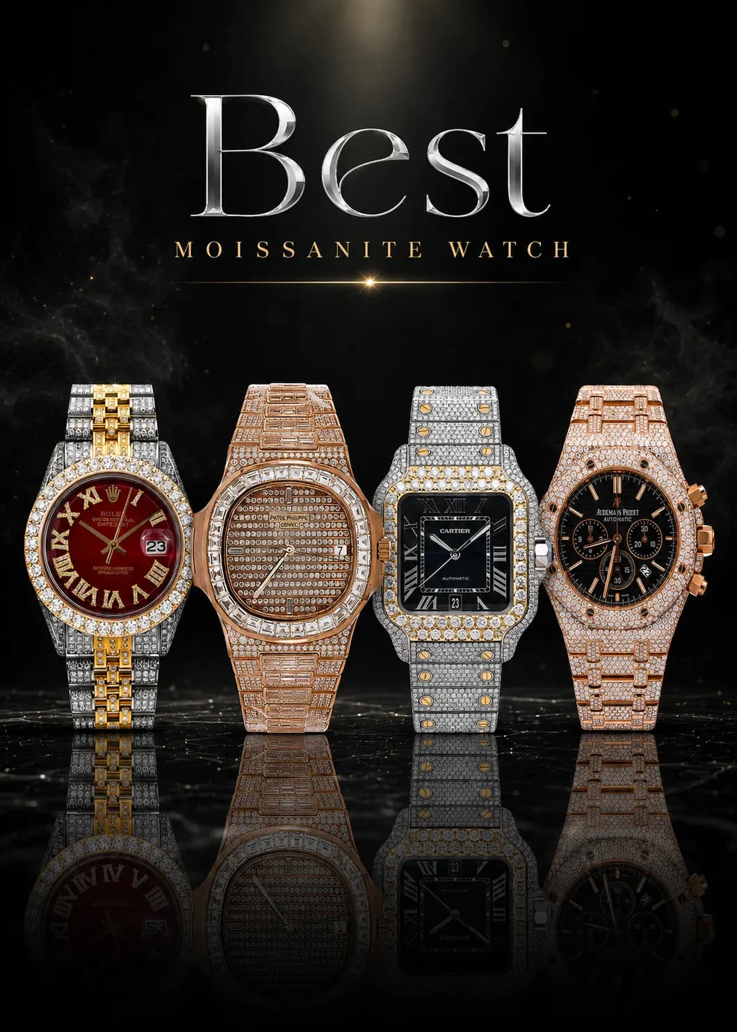 Moissanite Watches Collection
