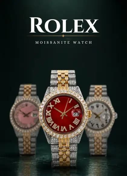 Rolex Moissanite Watches Collection